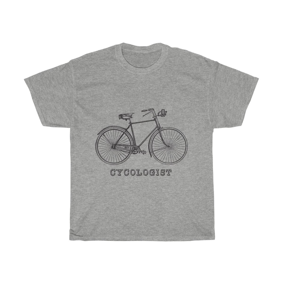 Cycologist Vintage Style Cotton Tee From Retro Stock
