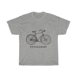 Cycologist Vintage Style Cotton Tee From Retro Stock