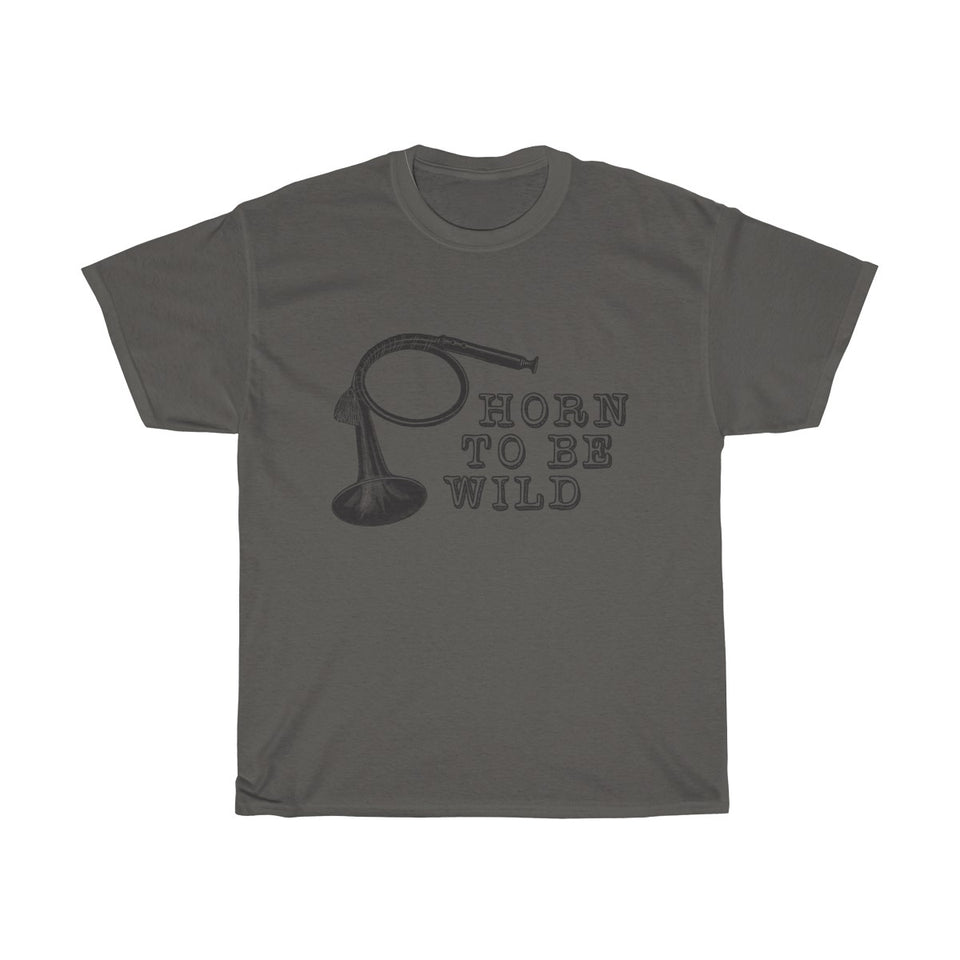 Horn To Be Wild Vintage Style Cotton Tee From Retro Stock