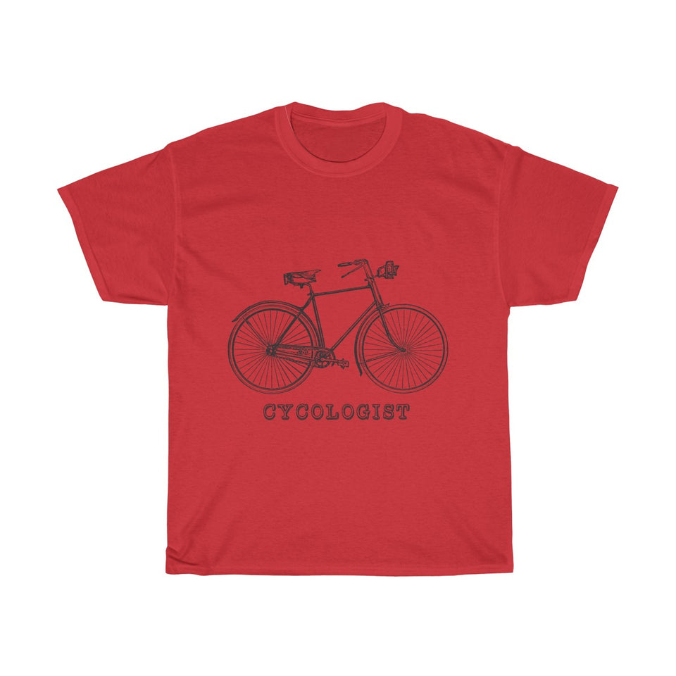 Cycologist Vintage Style Cotton Tee From Retro Stock