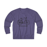 Cycologist Vintage Style French Terry Crew Sweater from Retro Stock