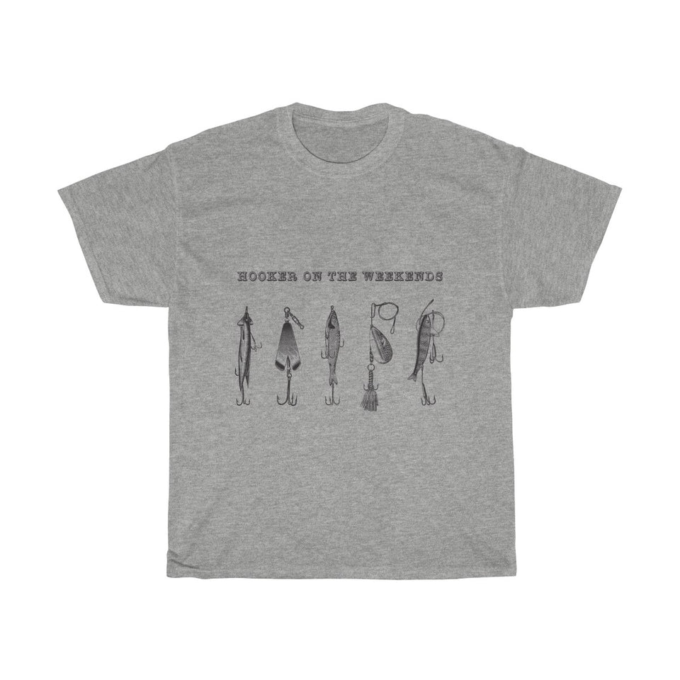 Hooker On the Weekends Retro Stock Cotton Tee
