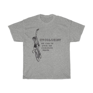 Cycologist Vintage Style Cotton Tee From Retro Stock