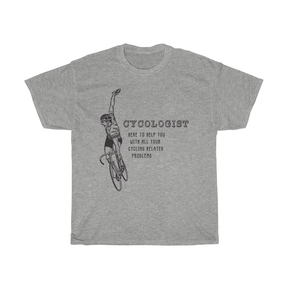 Cycologist Vintage Style Cotton Tee From Retro Stock