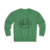 Cycologist Vintage Style French Terry Crew Sweater from Retro Stock