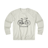 Cycologist Vintage Style French Terry Crew Sweater from Retro Stock