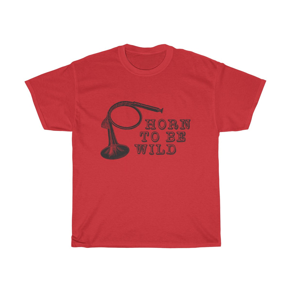 Horn To Be Wild Vintage Style Cotton Tee From Retro Stock