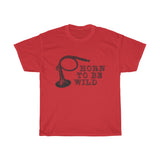 Horn To Be Wild Vintage Style Cotton Tee From Retro Stock
