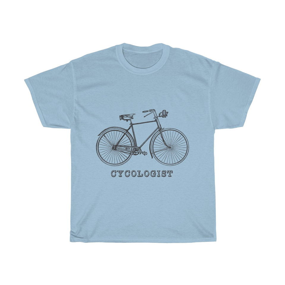 Cycologist Vintage Style Cotton Tee From Retro Stock