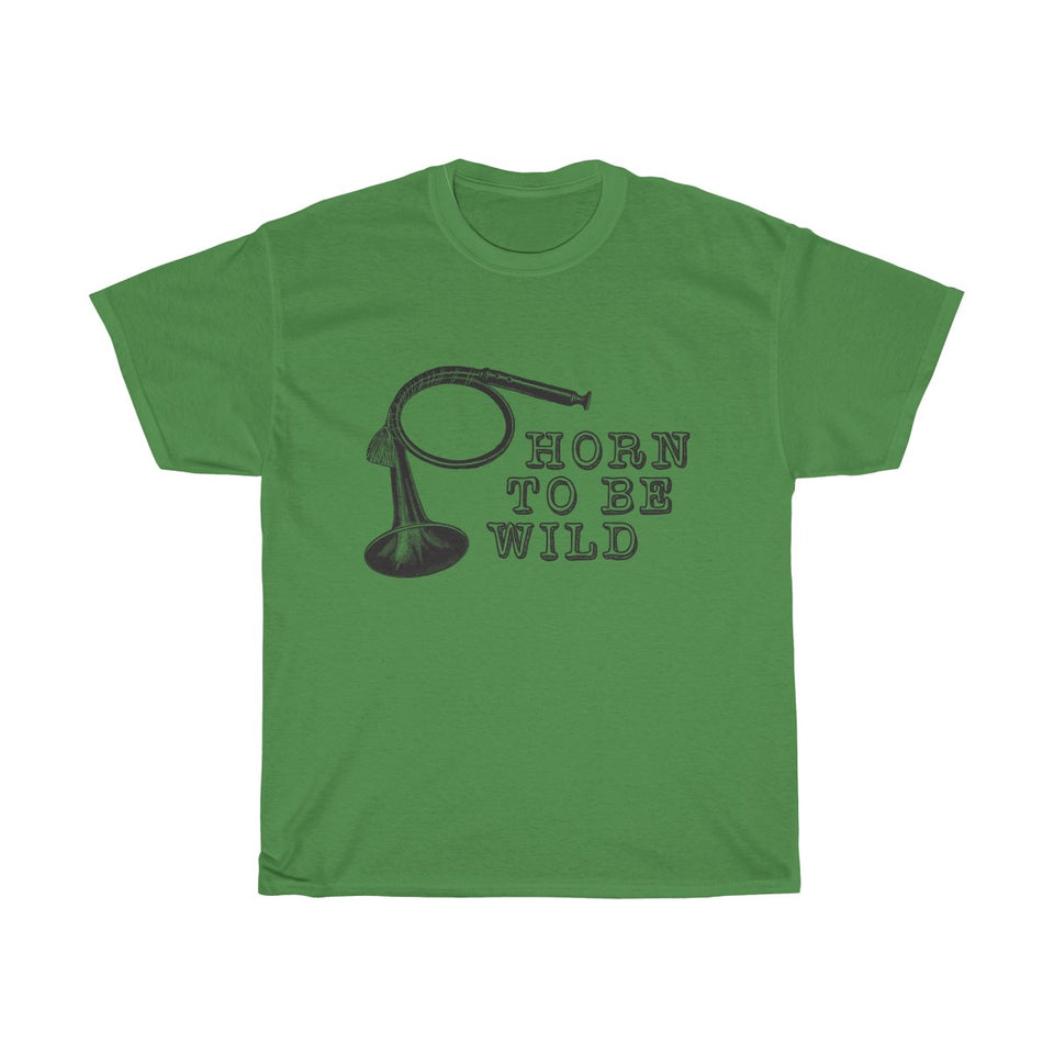 Horn To Be Wild Vintage Style Cotton Tee From Retro Stock