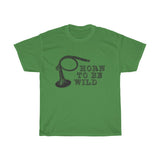 Horn To Be Wild Vintage Style Cotton Tee From Retro Stock