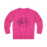 Cycologist Vintage Style French Terry Crew Sweater from Retro Stock