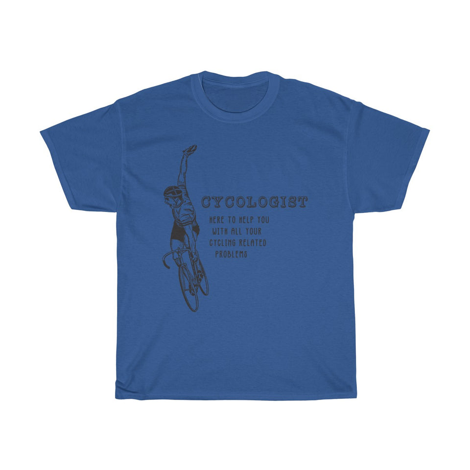 Cycologist Vintage Style Cotton Tee From Retro Stock