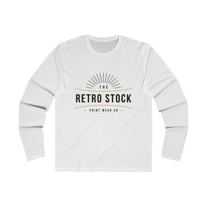 RetroStock Branded Men's Long Sleeve Crew Tee