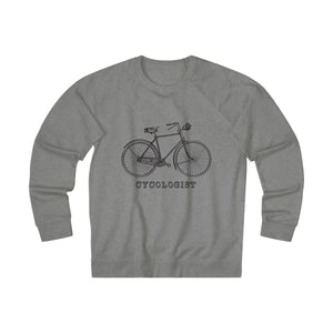 Cycologist Vintage Style French Terry Crew Sweater from Retro Stock