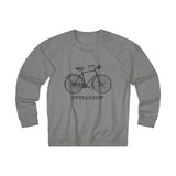 Cycologist Vintage Style French Terry Crew Sweater from Retro Stock