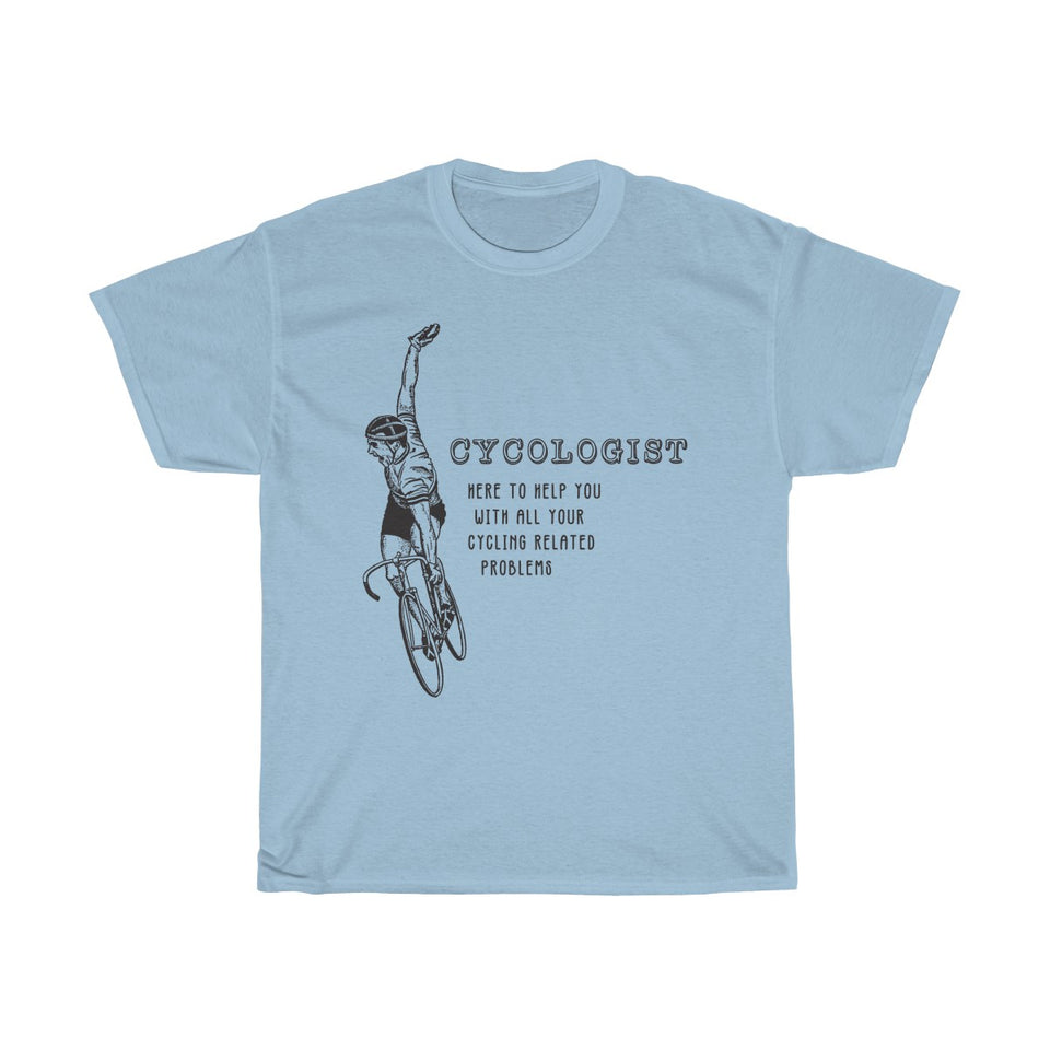 Cycologist Vintage Style Cotton Tee From Retro Stock