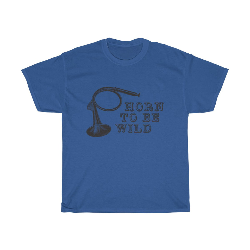 Horn To Be Wild Vintage Style Cotton Tee From Retro Stock