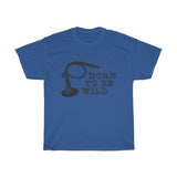 Horn To Be Wild Vintage Style Cotton Tee From Retro Stock