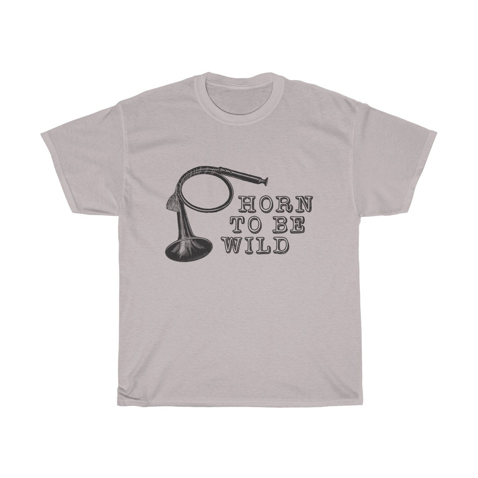 Horn To Be Wild Vintage Style Cotton Tee From Retro Stock