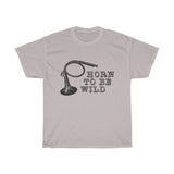 Horn To Be Wild Vintage Style Cotton Tee From Retro Stock