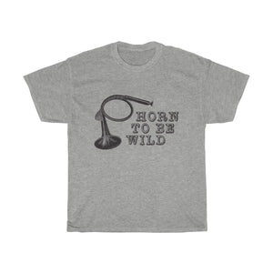 Horn To Be Wild Vintage Style Cotton Tee From Retro Stock
