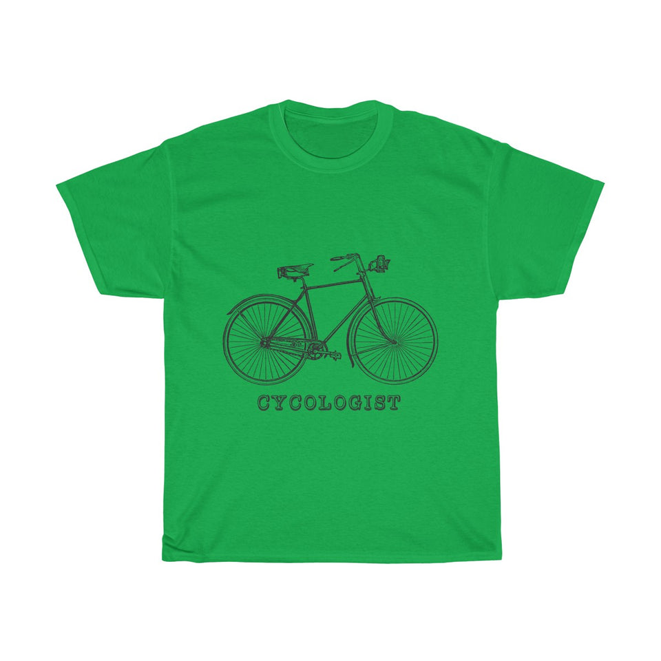 Cycologist Vintage Style Cotton Tee From Retro Stock