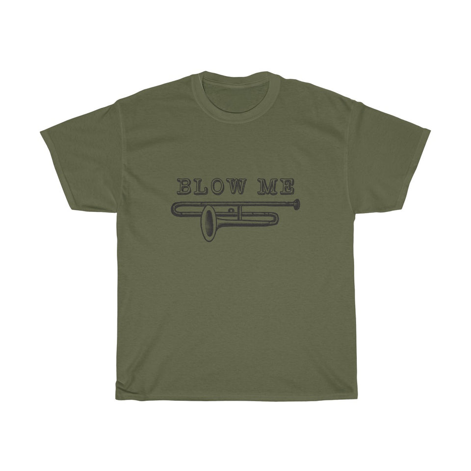 Blow My Horn Vintage Style Cotton Tee From Retro Stock