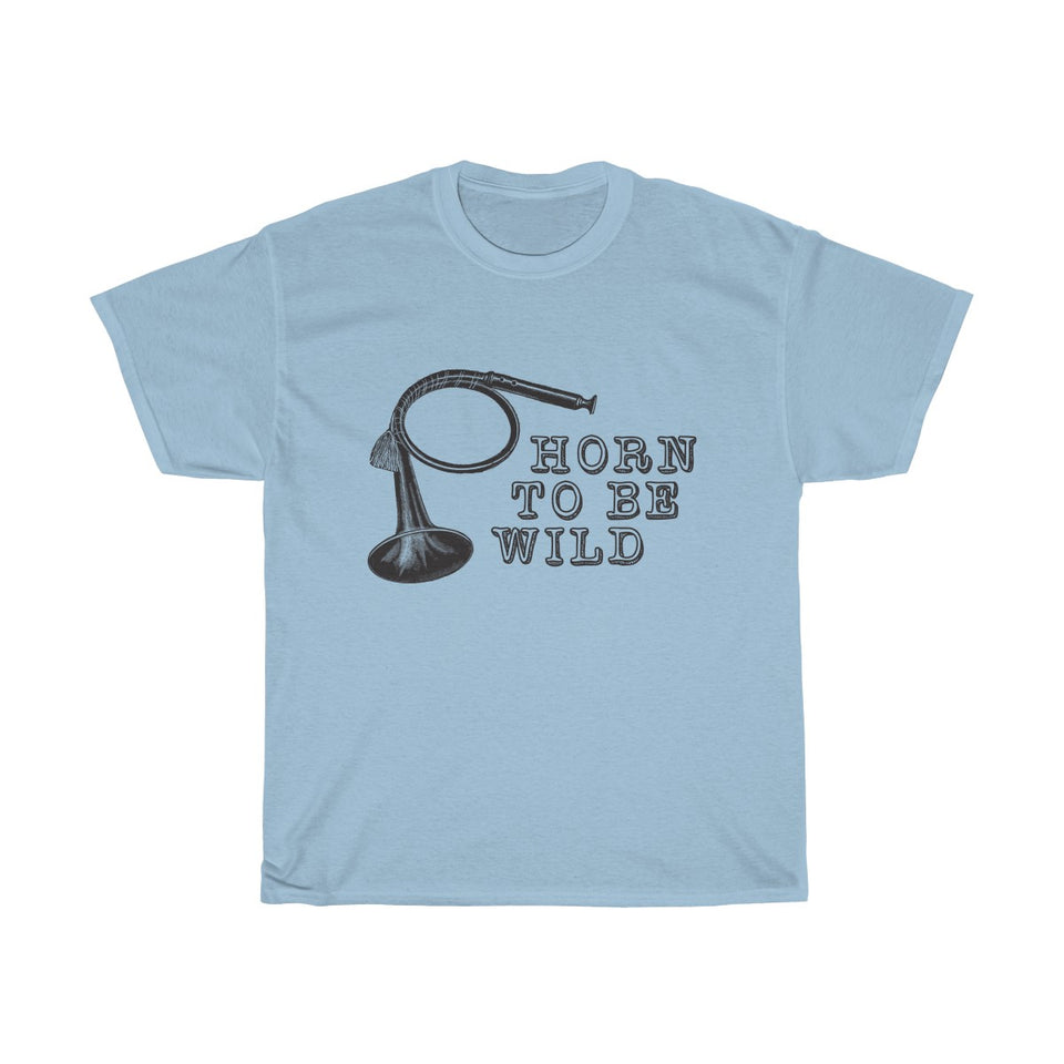 Horn To Be Wild Vintage Style Cotton Tee From Retro Stock