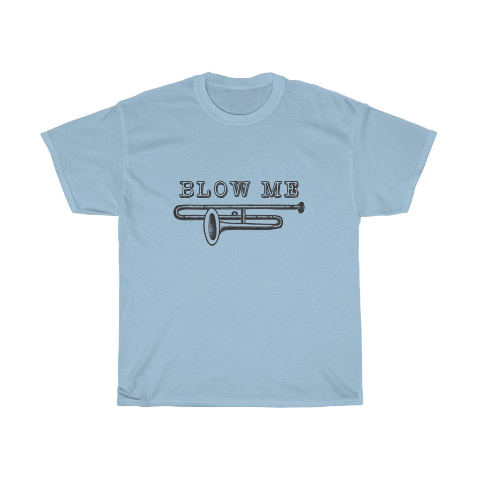 Blow My Horn Vintage Style Cotton Tee From Retro Stock