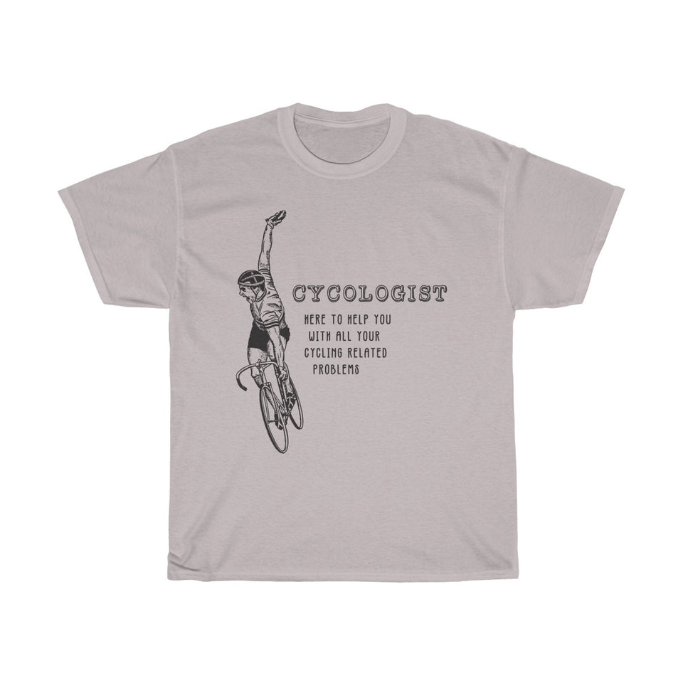 Cycologist Vintage Style Cotton Tee From Retro Stock