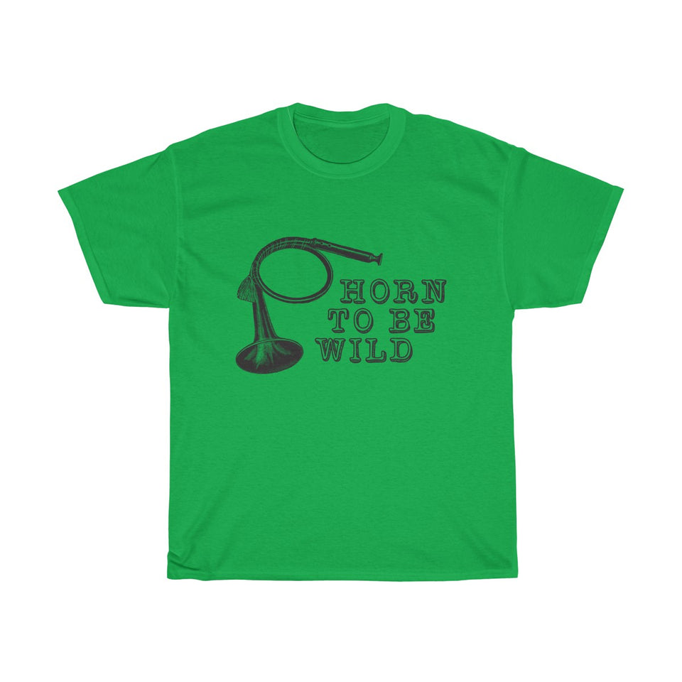 Horn To Be Wild Vintage Style Cotton Tee From Retro Stock