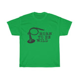 Horn To Be Wild Vintage Style Cotton Tee From Retro Stock