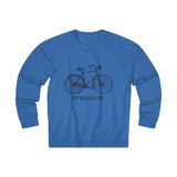 Cycologist Vintage Style French Terry Crew Sweater from Retro Stock
