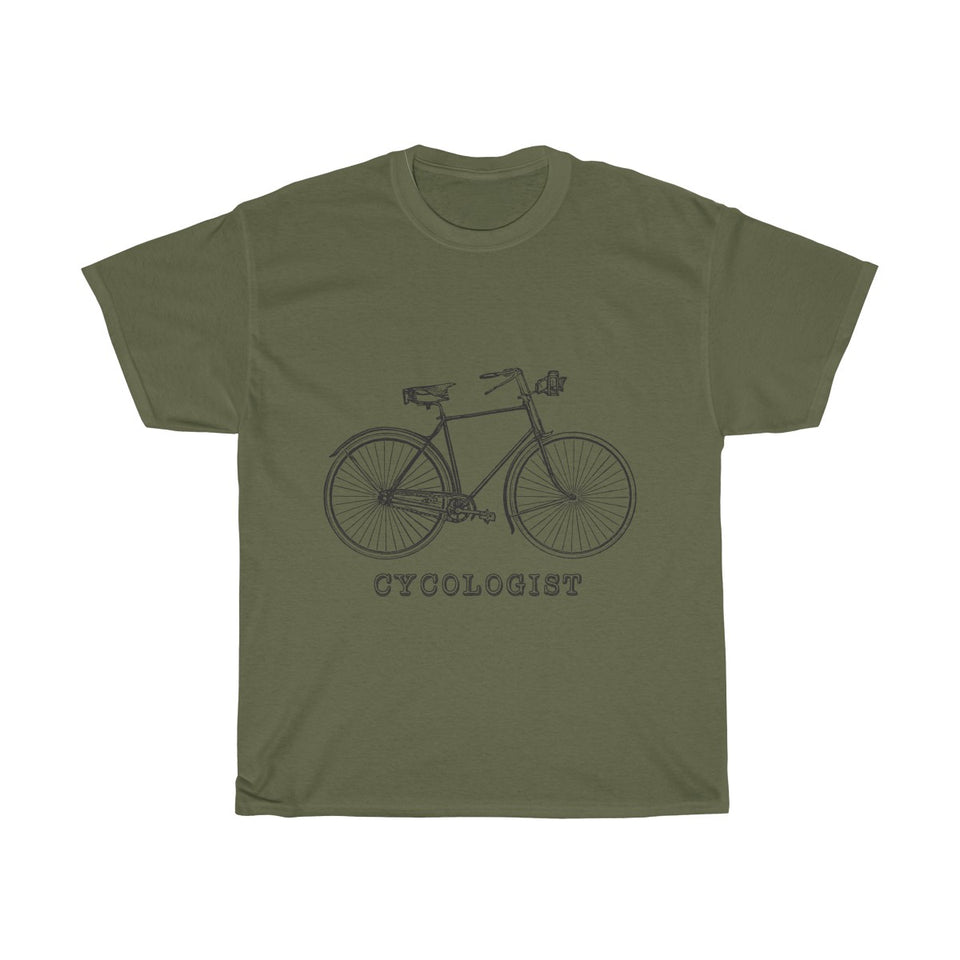 Cycologist Vintage Style Cotton Tee From Retro Stock
