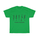 Gone Fishing Vintage Style Cotton Tee From Retro Stock